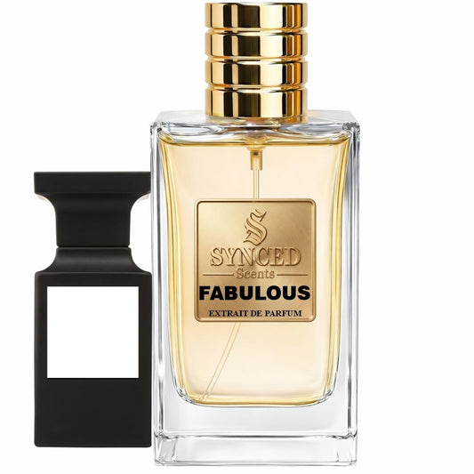 SYNCED Scents FABULOUS Inspired by F. Fabulous Perfume for Men and Women - Long Lasting Leather Woody Fragrance - Intense Bold Warm Spicy Lavender Beauty & Personal Care SYNCED Scents