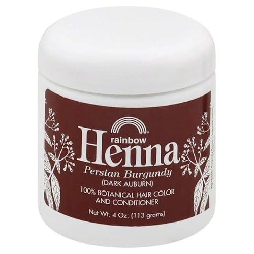 Henna (Persian) - Persian Burgundy (Dark Auburn), 4 oz ( Multi-Pack)3