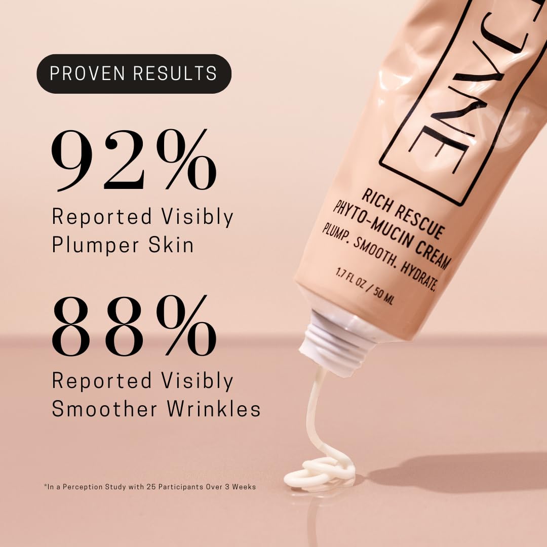 SAINT JANE - Rich Rescue Phyto Mucin Cream | Plumping, Smoothing, Firming, Hydrating | Niacinamide, Lotus Flower, Yam Root, Hyaluronic Acid | Luxe