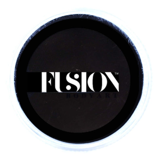 Fusion Body Art Pro Face Paint | Prime Strong Black (32gm), Professional Quality Water Activated Face and Body Paint Supplies Single Makeup Cake