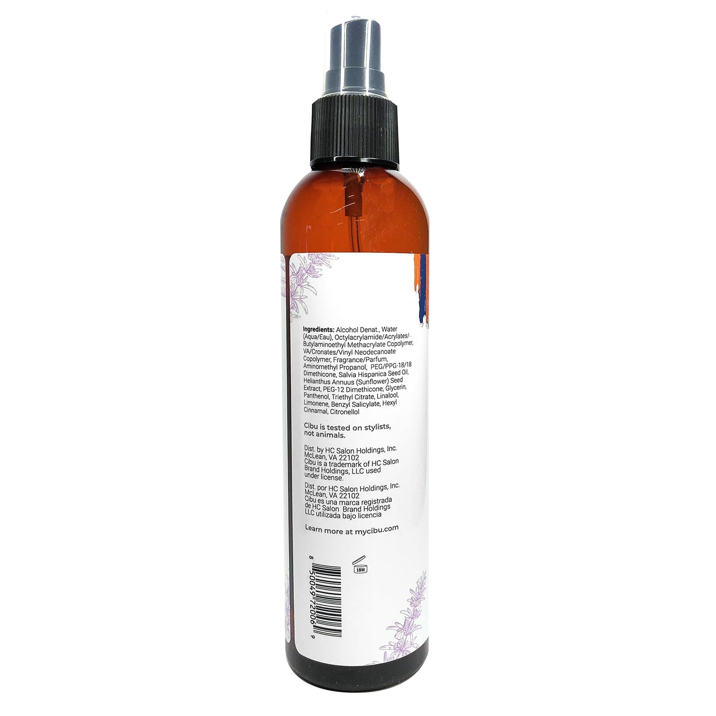 CIBU Firm Hold Finishing Mist - Lightweight Finishing Hair Spray - Long-Lasting Firm Hold Hair Spray with Rosemary Extract, Aloe Leaf Extract