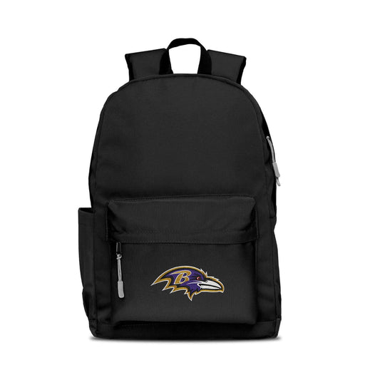 Denco Baltimore Ravens Lightweight 17” Campus Laptop Backpack - Ideal for the Gym, Work, Hiking, Travel, School, Weekends, and Commuting