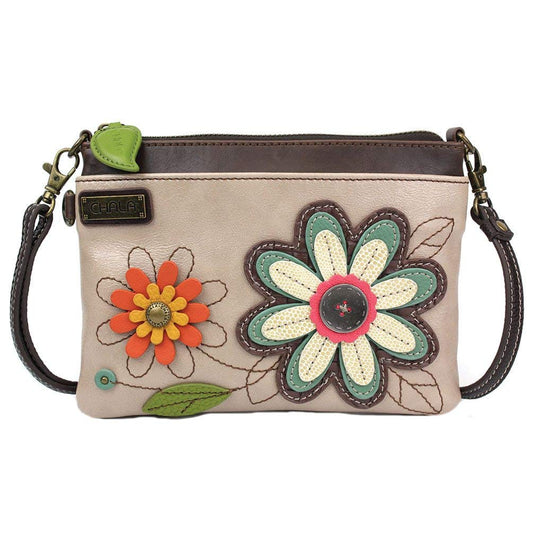Chala Handbags Daisy Mini Crossbody Handbag - Convertible Straps Fashion CHALA