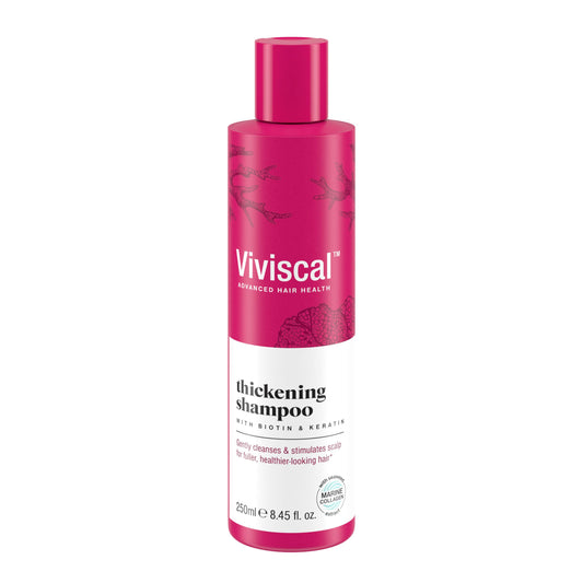 Viviscal Thickening Shampoo, Formulated With Biotin And Keratin, Fortified With Marine Collagen And Seaweed Extract, Strengthens And Reduces Breakage