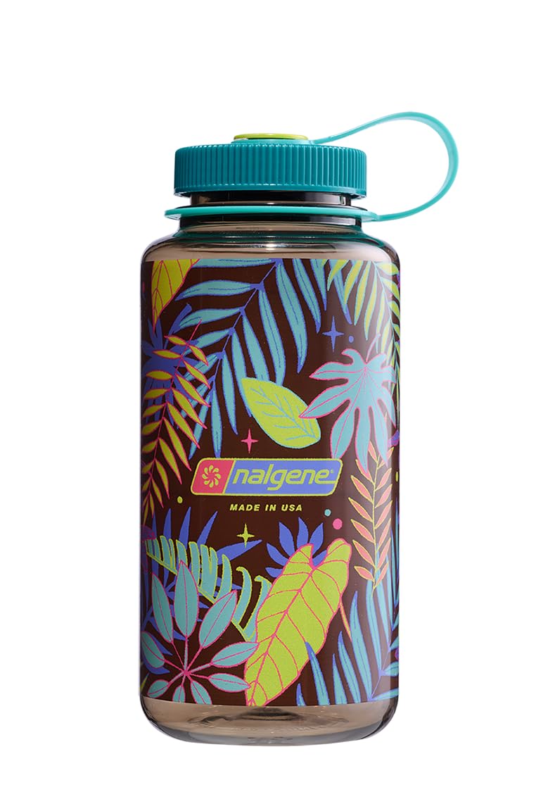Nalgene 348861 Wide Mouth 32oz Woodsman Botanical Ferns/Seaside