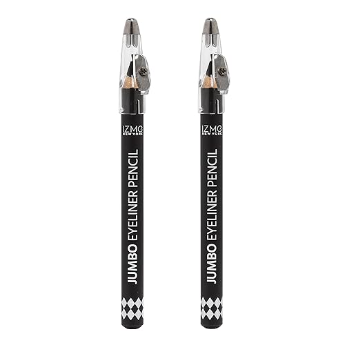 IZME New York JUMBO EYELINER PENCIL TWIN PACK, 2 Pencils / 5.0 g Each, Black