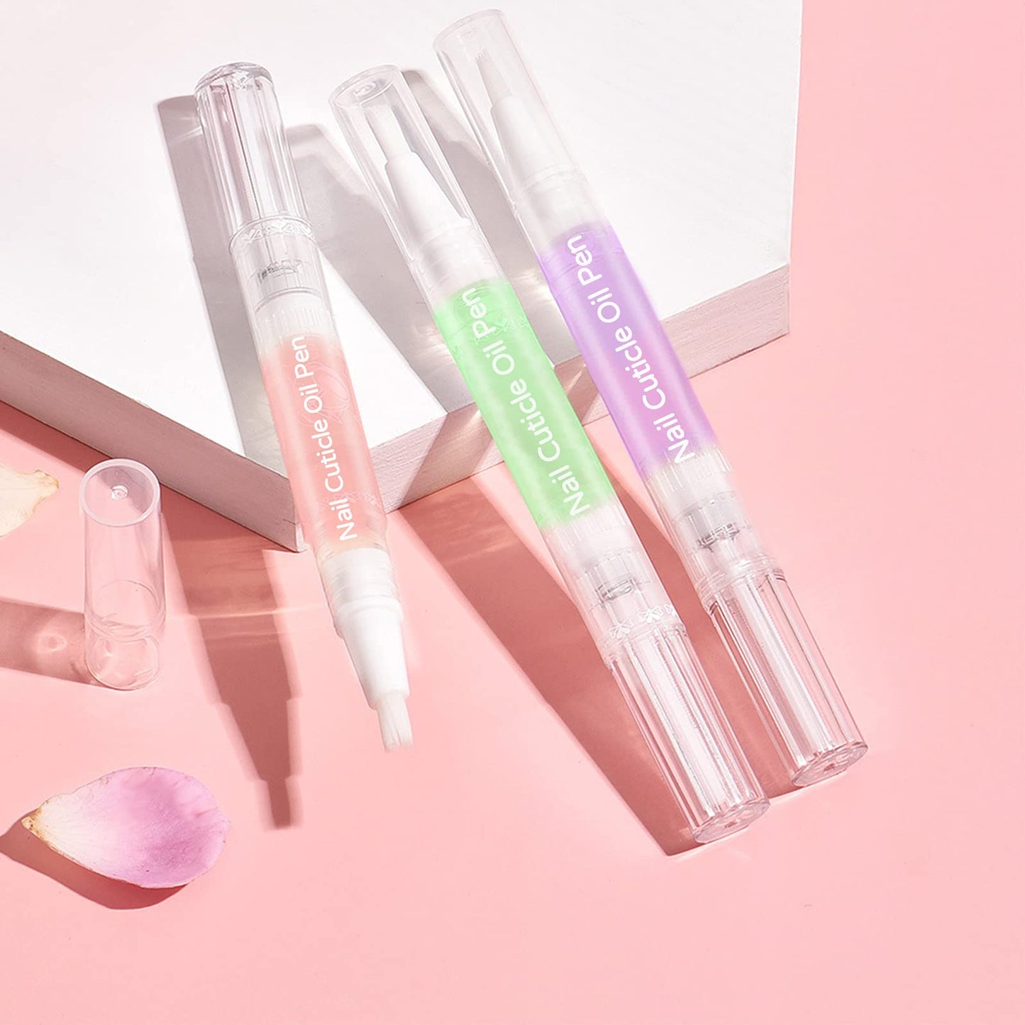 SULLMAR 12Pcs Nail Cuticle Oils Nail Nutrition Oil Pen Nail Nourishment Pens 12 Smell Cuticle Revitalizer for Agnail Nourish Skin Nail Care