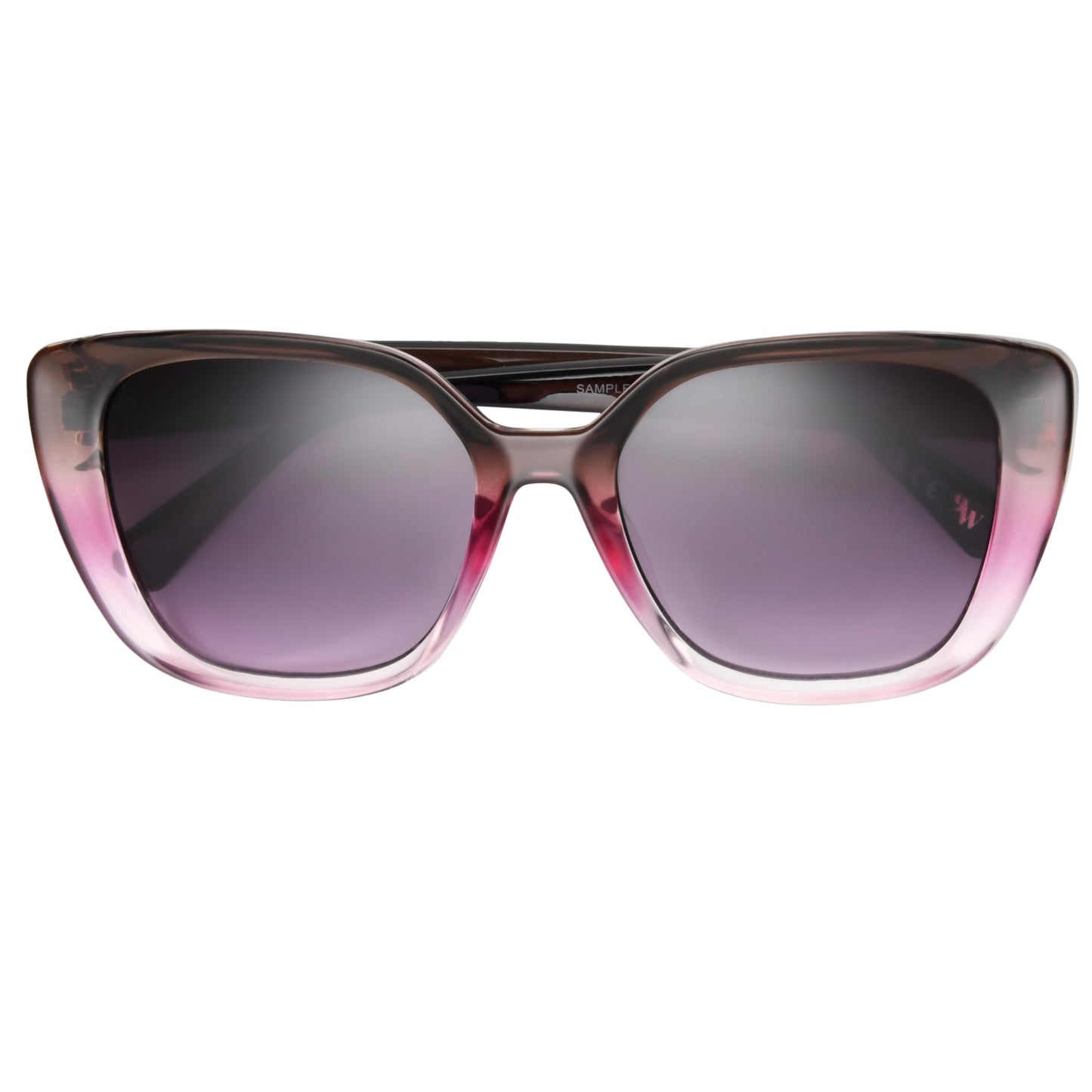 Nine West Women's Raina Cat Eye Sunglasses, Purple, 53 mm