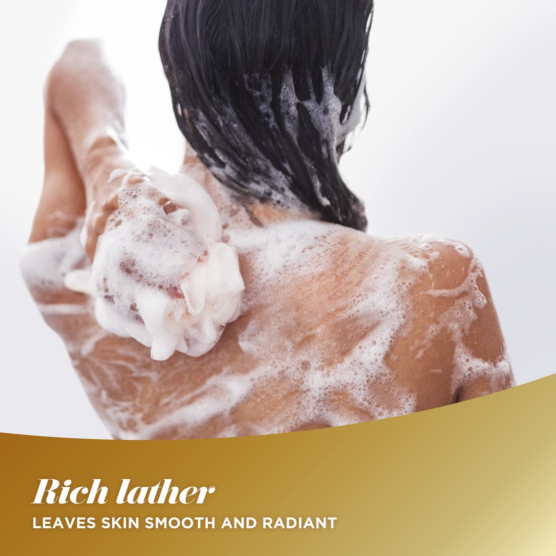 Caress Body Wash For Gorgeous, Radiant Skin Shea Butter & Brown Sugar Hydrating and Exfoliating Body Wash 20 fl oz