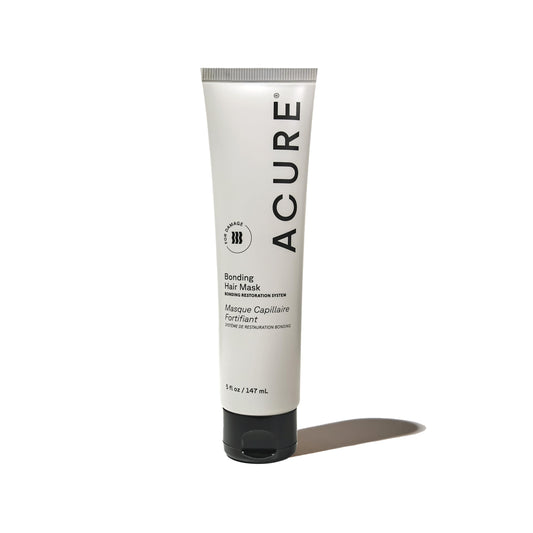 Acure Bonding Hair Mask - Weekly Deep Conditioning Hair Mask for Damaged Locks, Rescue Bond Repair Treatment for Dry, Damaged, Thin, Fine Locks