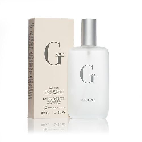 PB ParfumsBelcam G eàu Eau de Toilette Perfume Spray for Men - 3.4 Fl Oz Affordable Long Lasting Cologne, Modern Masculine Scent with Woody Citrus