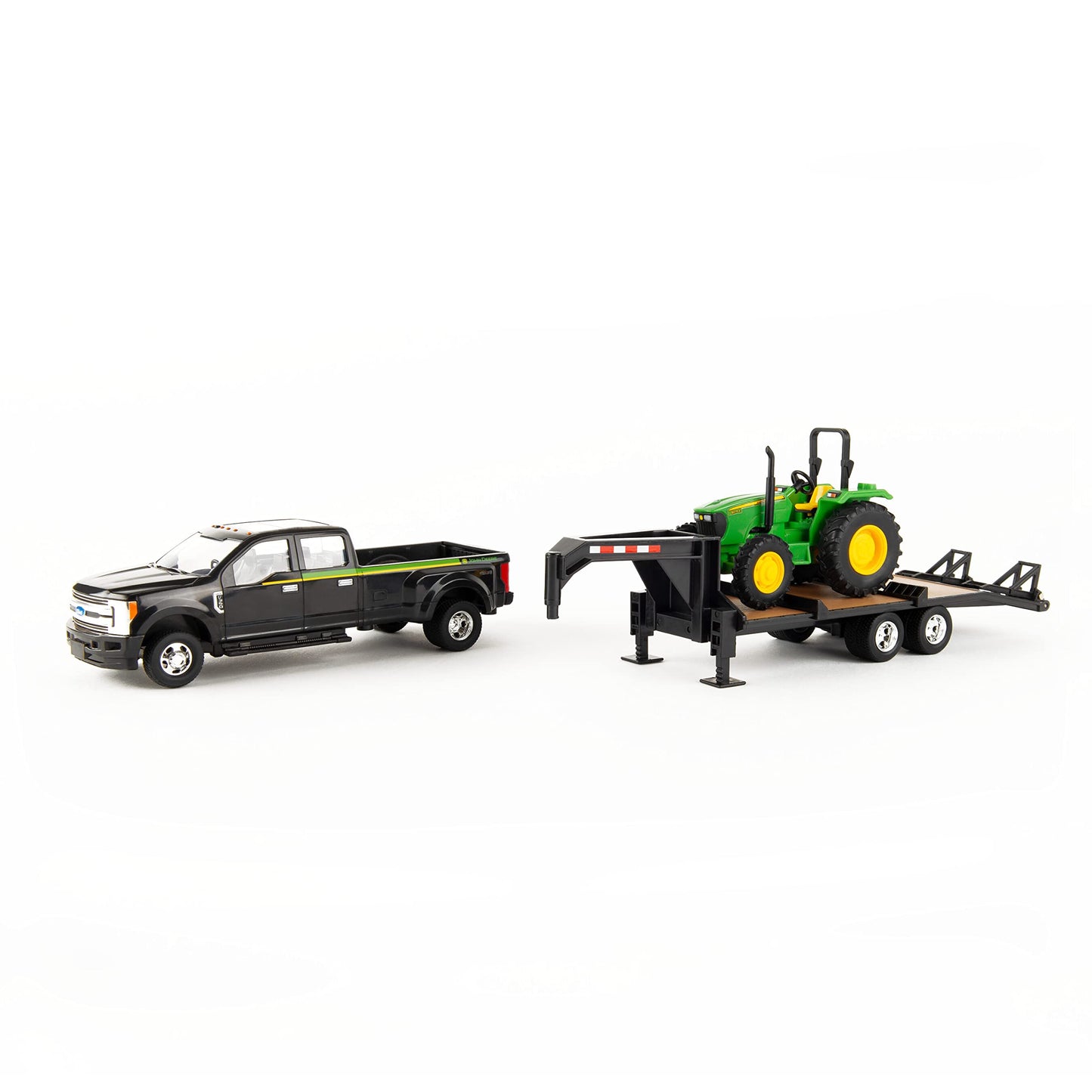 ERTL Ford F350 Pickup and Tractor Toy Set - 1:32 Scale - Includes John Deere Tractor Toy, Ford F350 Pickup Truck Toy and Gooseneck Trailer - 17.25 x…