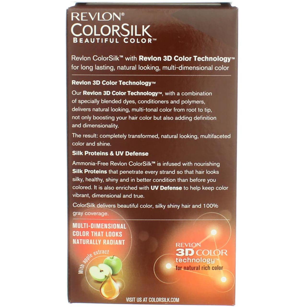 Revlon Colorsilk #42 Medium Auburn (3 Pack)