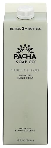 PACHA SOAP Vanilla & Sage Refill Hand Soap, 32 FZ