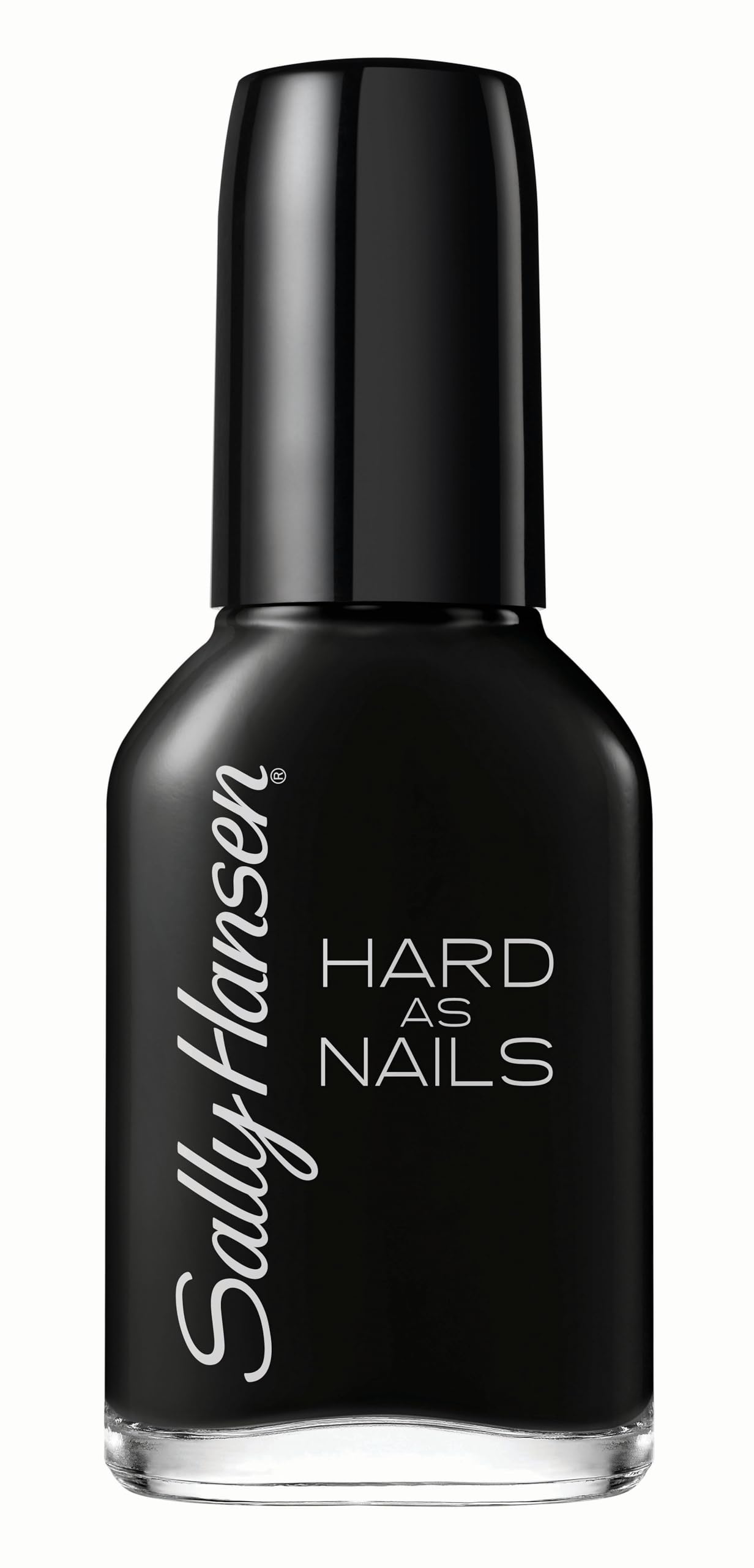 Sally Hansen Hard as Nails, Black Heart, Long Lasting, Chip Resistant, Opaque, Shiny Black Nail Polish Beauty & Personal Care Sally Hansen