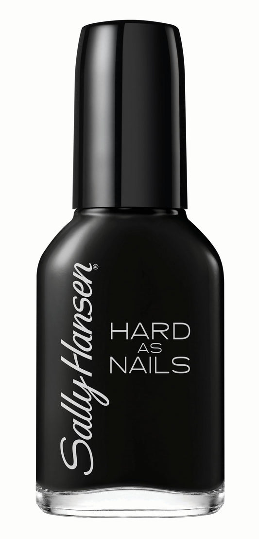 Sally Hansen Hard as Nails, Black Heart, Long Lasting, Chip Resistant, Opaque, Shiny Black Nail Polish Beauty & Personal Care Sally Hansen