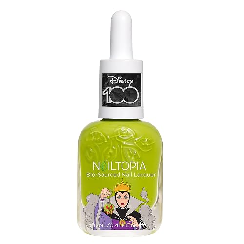 Nailtopia Bio-Sourced Chip Free Nail Lacquer Disney Collection, Evil Queen, 0.41 oz - All Natural - Vegan - Strengthening - Quick-Dry - Long Lasting Beauty & Personal Care Nailtopia