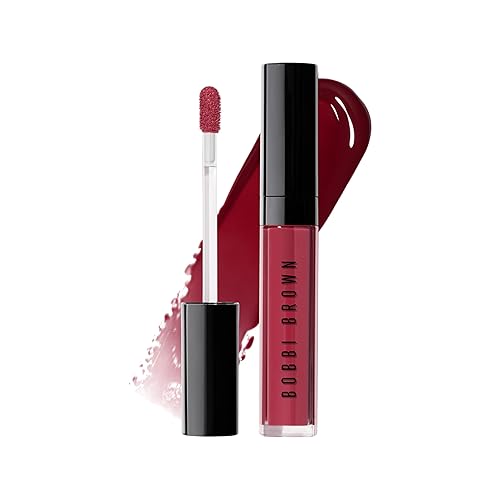 Bobbi Brown Crushed Oil-Infused Gloss | Hydrating, Non-Sticky, Tinted Lip Oil Gloss | High-Impact Shine & Comfortable Feel, 0.20 Fl Oz, Slow Jam