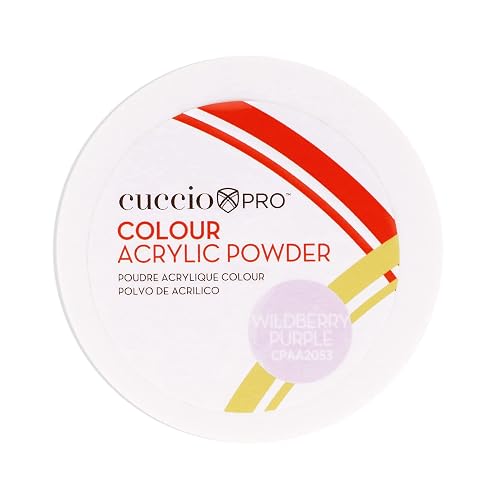 Colour Acrylic Powder - Wildberry Purple by Cuccio PRO for Women - 1.6 oz Acrylic Powder Beauty & Personal Care Cuccio
