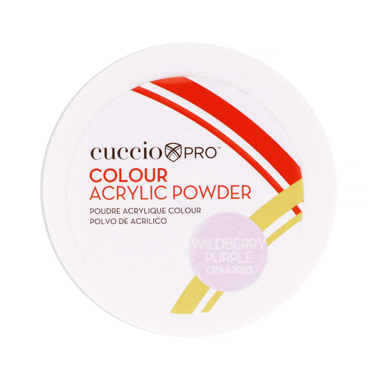 Colour Acrylic Powder - Wildberry Purple by Cuccio PRO for Women - 1.6 oz Acrylic Powder Beauty & Personal Care Cuccio