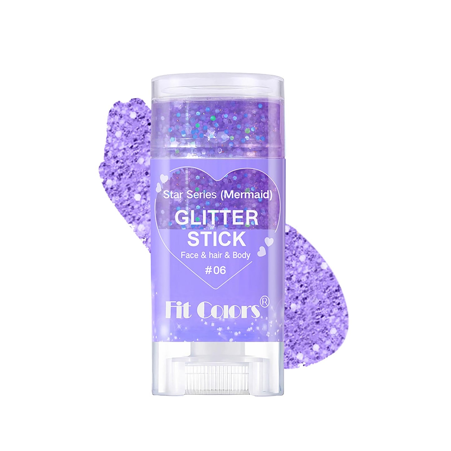 Waterproof St. Patrick’s Day Green/Purple Hair & Face Glitter Stick | Sparkling Gold Body Glitter Gel | Festival Rave Accessories for Women & Kids