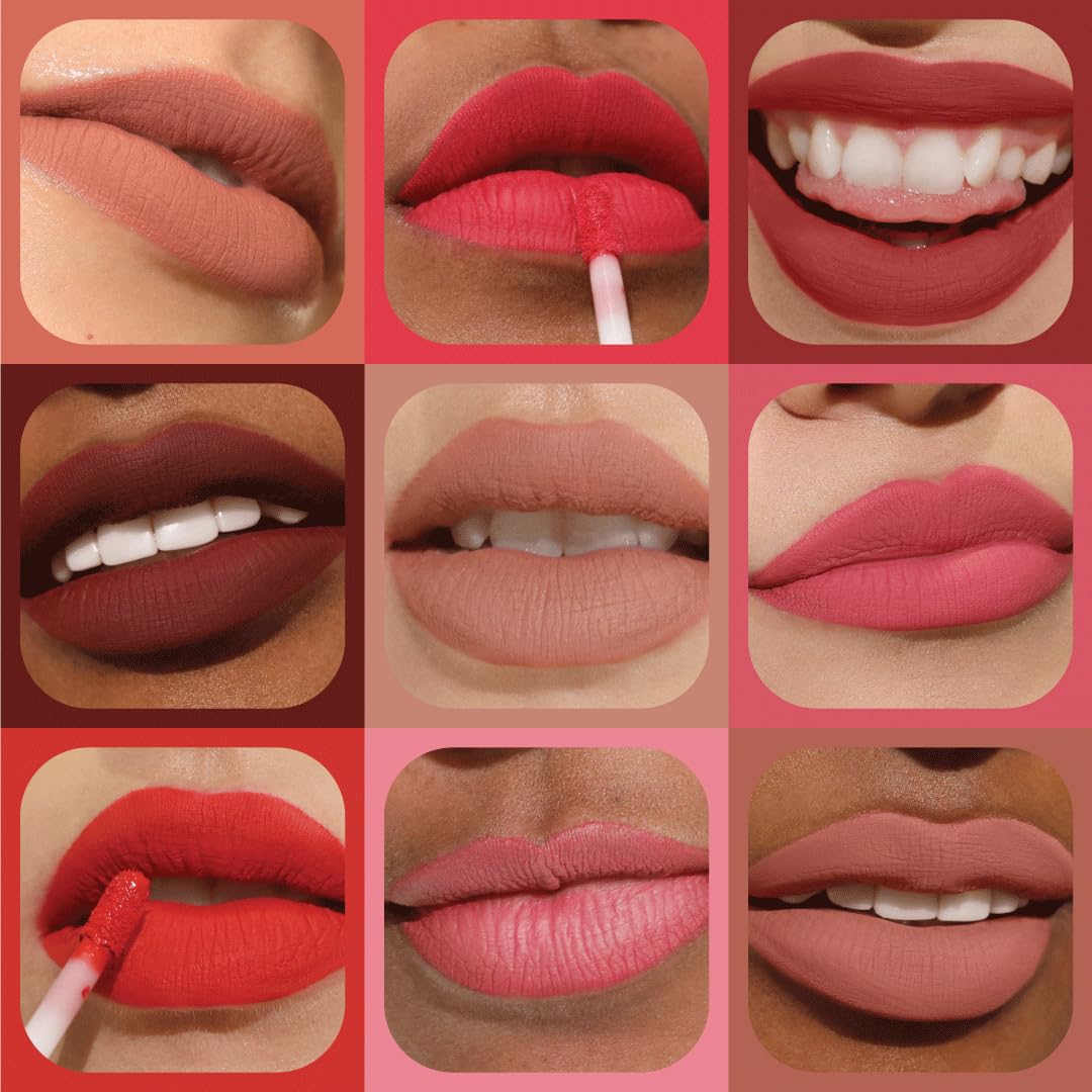 Milani Stay Put Longwear Liquid Lipstick - Smudge-Proof, Kiss-Proof, and Fade-Resistant Formula for All-Day Wear - Main Character