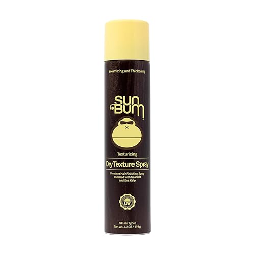 Sun Bum Dry Texture Spray | Vegan and Cruelty Free Buildable Volume Texture Spray with Matte Hold | 4.2 oz