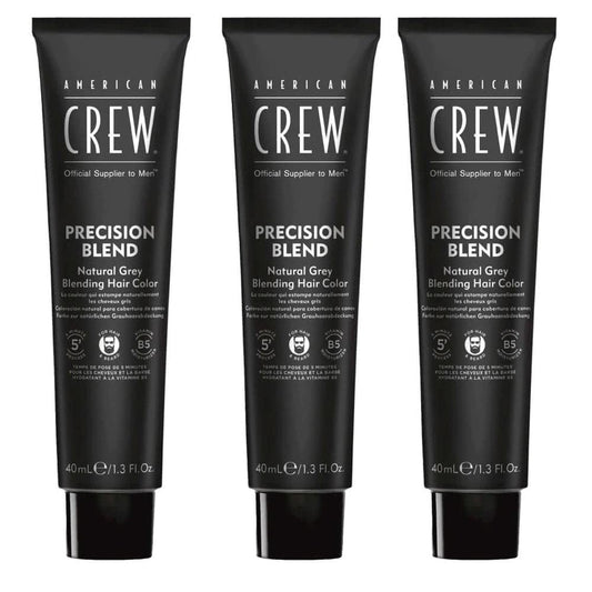 American Crew Men's Temporary Hair Color, Temporary Hair Dye, Natural Gray Coverage, Light, 1.35 Fl Oz