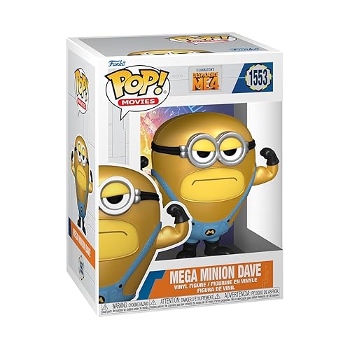 Funko POP! Movies: Despicable Me 4 - Super Dave - Despicable Me: Minions - Collectable Vinyl Figure - Gift Idea - Official Merchandise - for Kids…