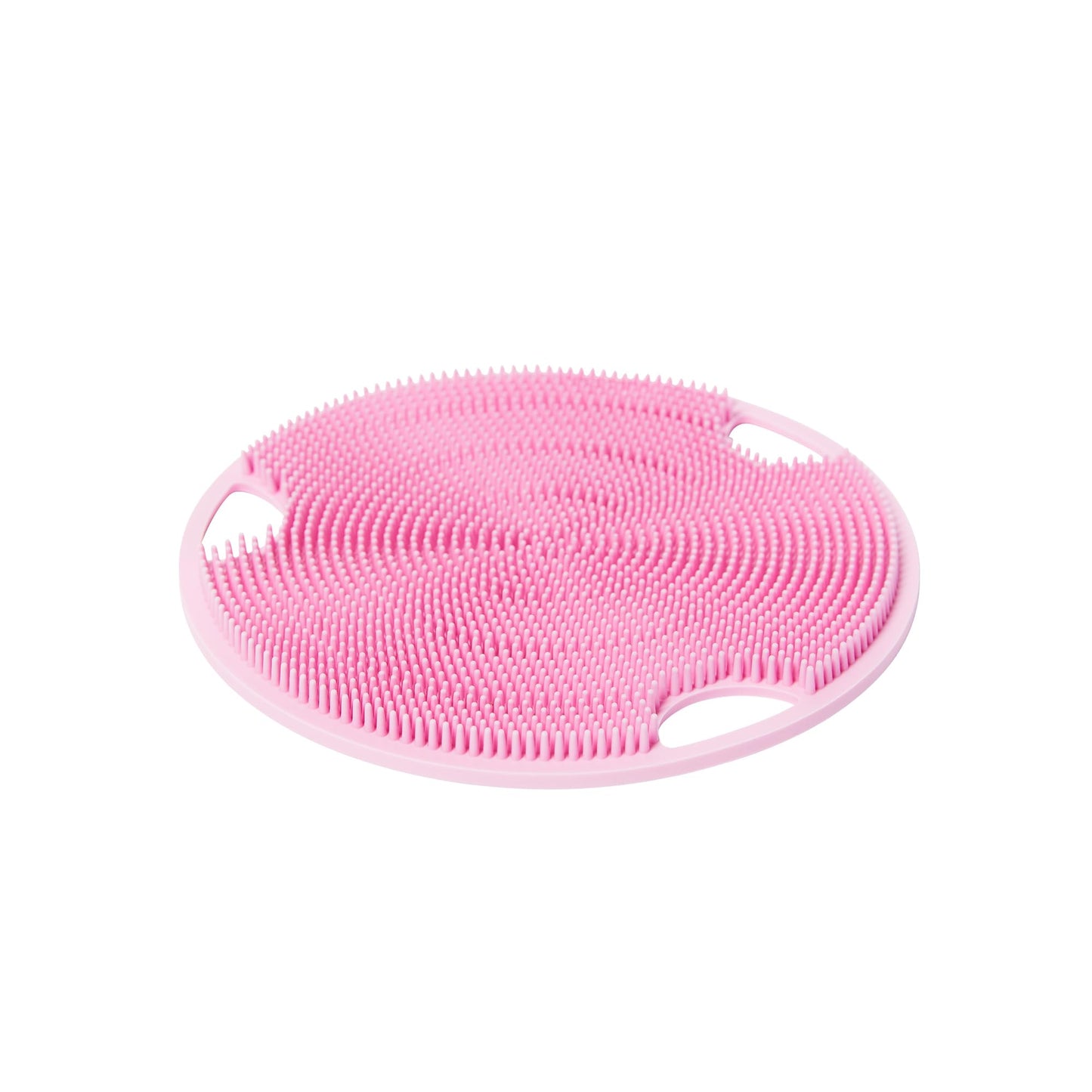 Boie USA Flat Body Scrubber - Soft Silicone-Like Exfoliating Shower Scrubber & Body Cleansing Brush - Stick-to-Wall Loofah Replacement - Antimicrobial