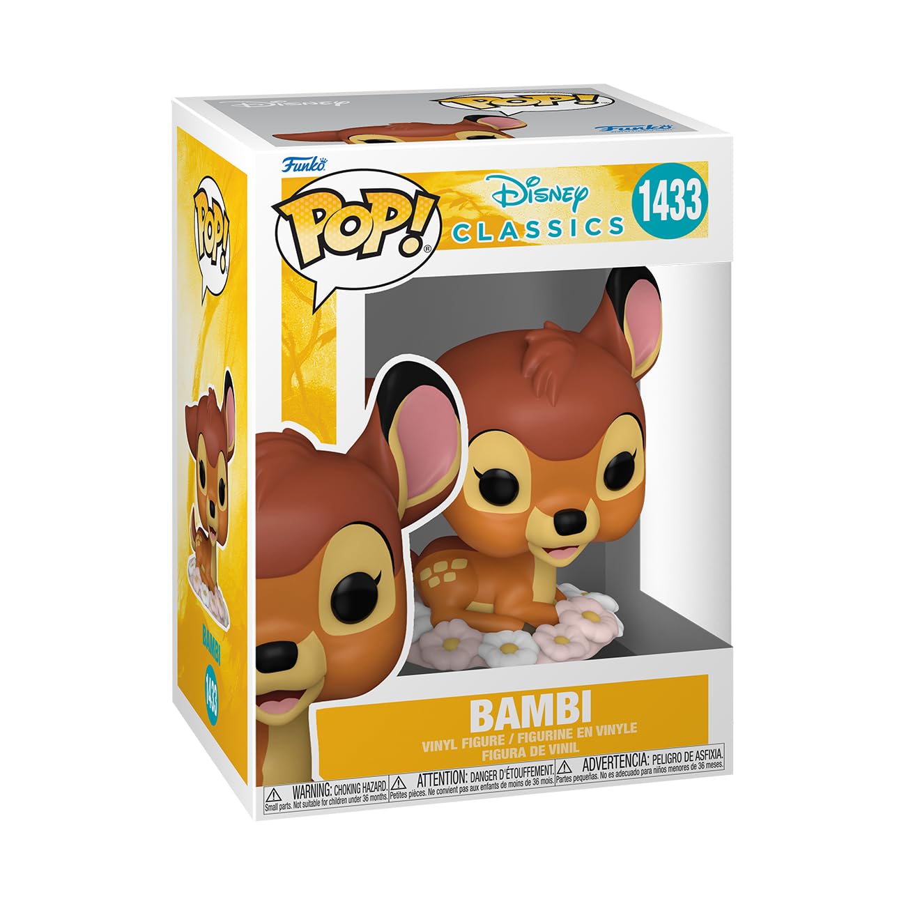 Funko POP! Disney: Bambi 80th Anniversary - Bambi - Collectable Vinyl Figure - Gift Idea - Official Merchandise - for Kids & Adults - Movies Fans…