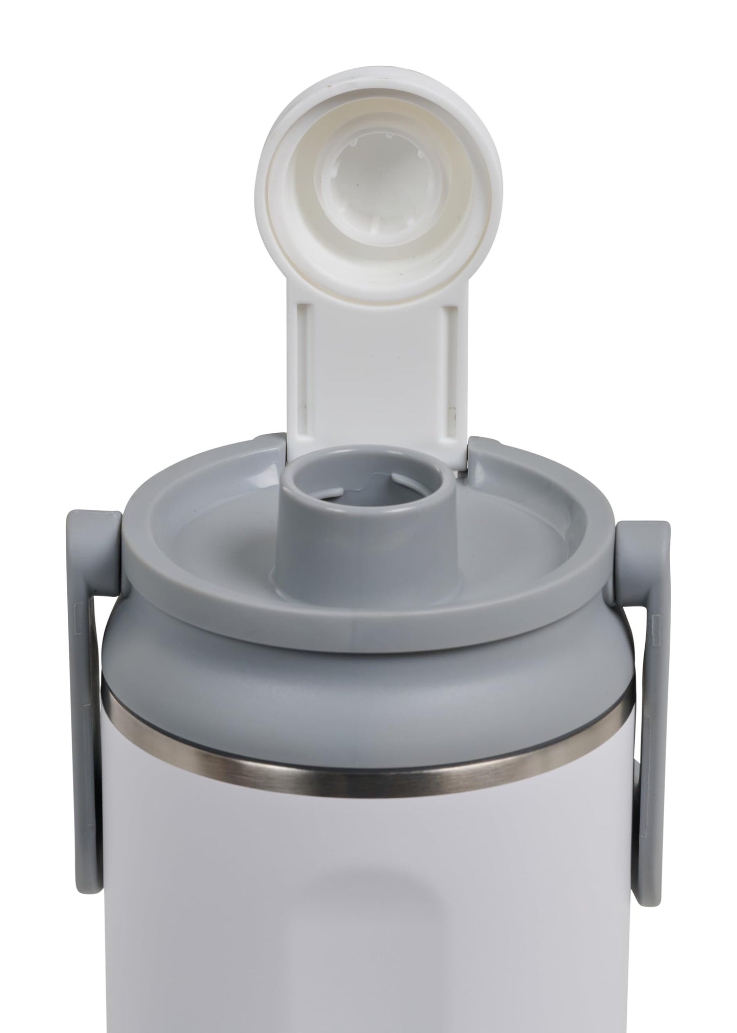 IGLOO Chug 36 Insulated Water Bottle, Stainless Steel Bottle, White, 1 Litre, Keeps Cold for up to 48 Hours