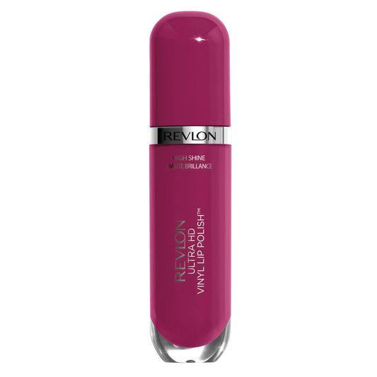 Revlon Ultra HD Vinyl Lip Polish, Liquid Lipstick, Berry Blissed, Berry Gloss