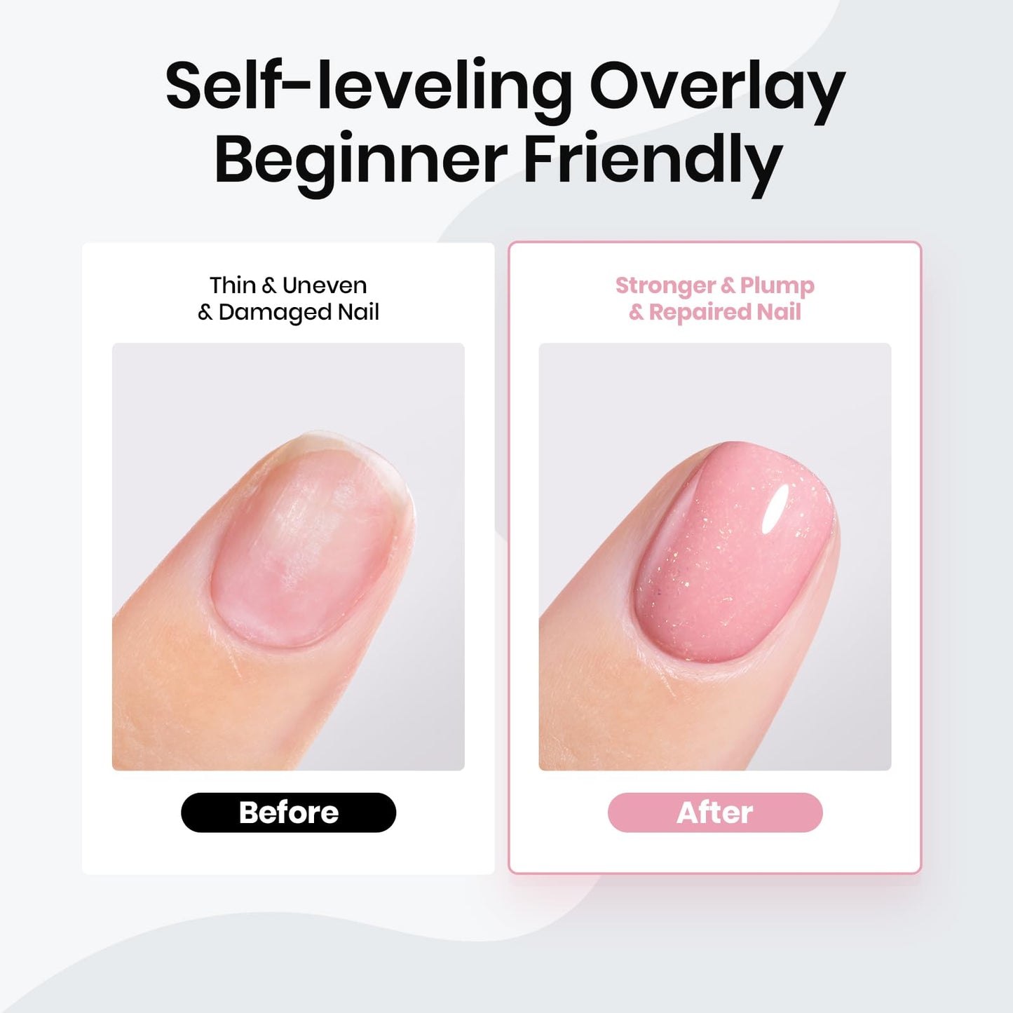 Beetles Nude Rubber Base Gel Nail Polish - Light Pink Color Base Gel 5 in 1 for Nails Strengthening, Building, Enhancing, Reinforcing, Long Lasting Beauty and Personal Care beetles Gel Polish