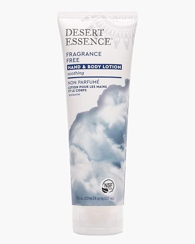 Desert Essence Fragrance Free Hand and Body Lotion, 8 Ounce -- 6 per