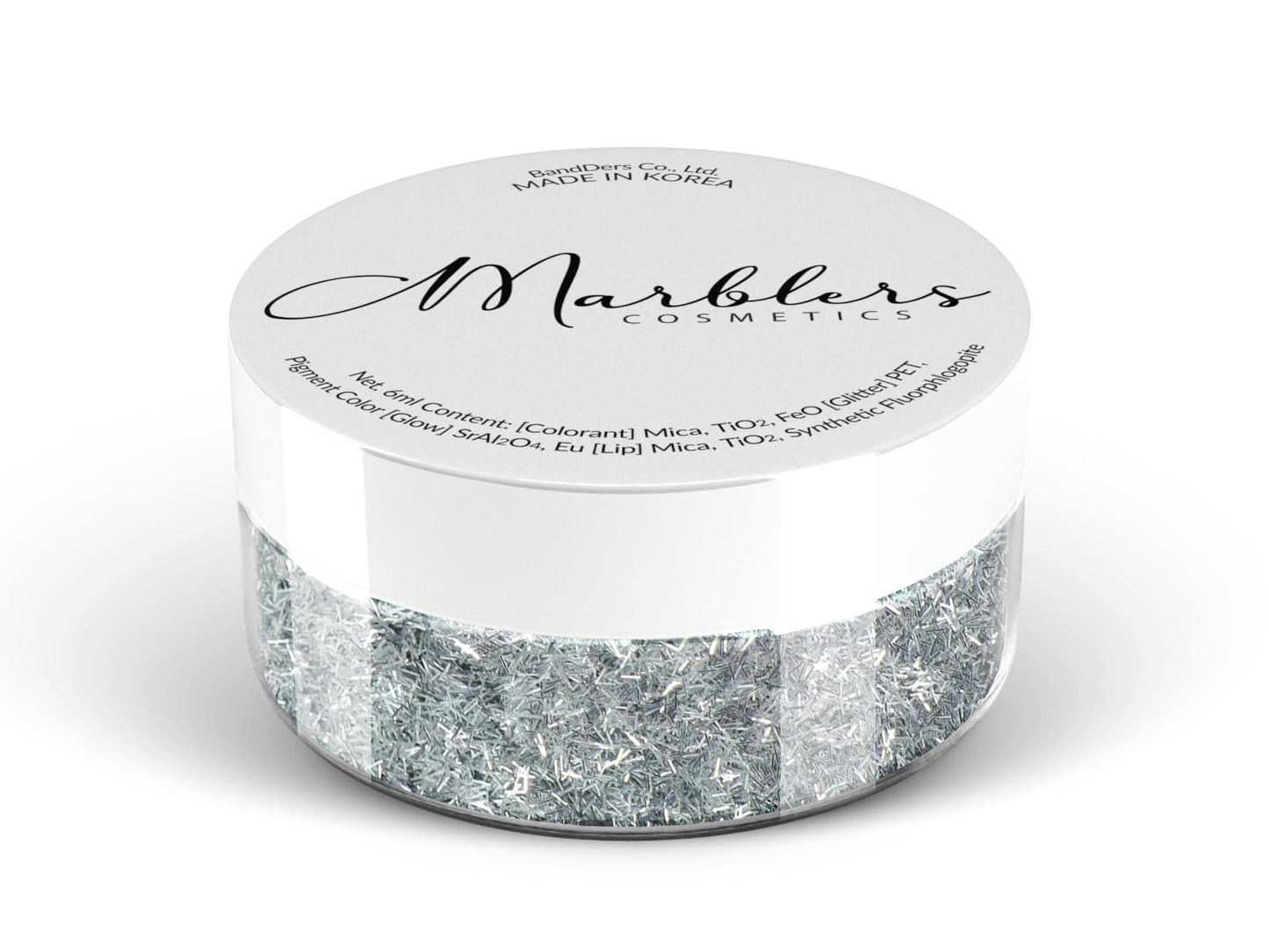 MARBLERS [Thin Line] Shape Glitter for Body & Face 0.11oz (3g) | Flake | Non-Toxic | Vegan | Cruelty-Free | Eyeshadow, Nail Polish, Nail Art |