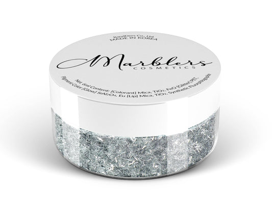 MARBLERS [Thin Line] Shape Glitter for Body & Face 0.11oz (3g) | Flake | Non-Toxic | Vegan | Cruelty-Free | Eyeshadow, Nail Polish, Nail Art |