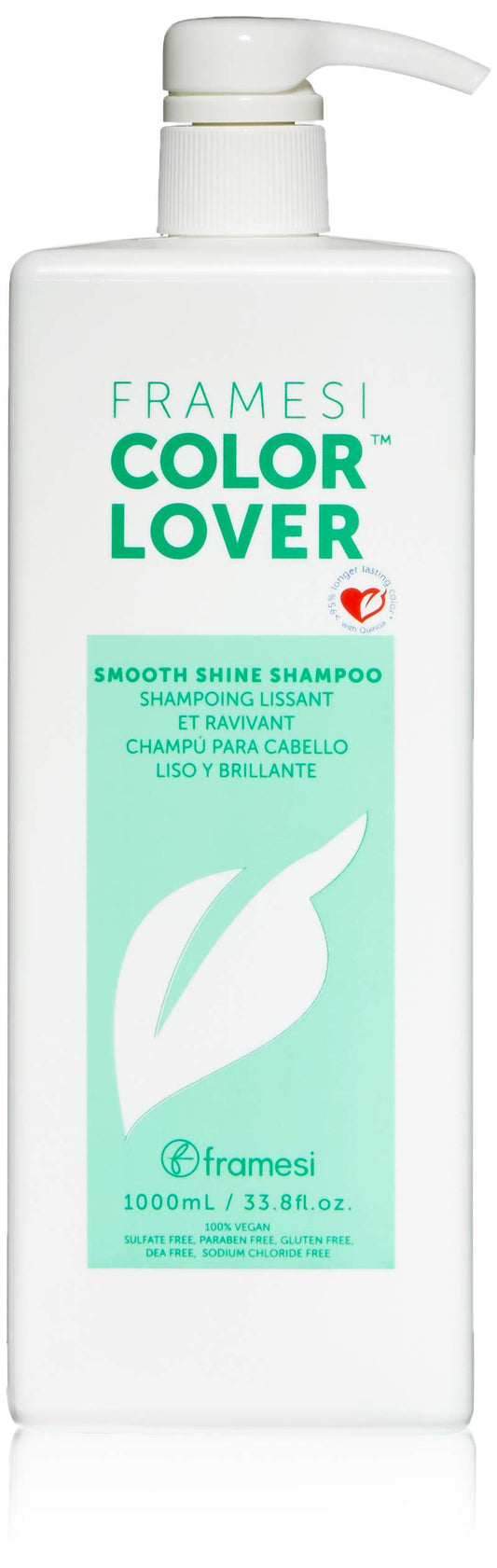 FRAMESI Color Lover, Smooth Shine Shampoo, 33.8 fl oz