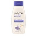 Aveeno Stress Relief Body Wash with Nourishing Oat & Lavender Scent for Sensitive Skin, Gently Cleanses & Helps You Feel Calm & Relaxed in the Shower