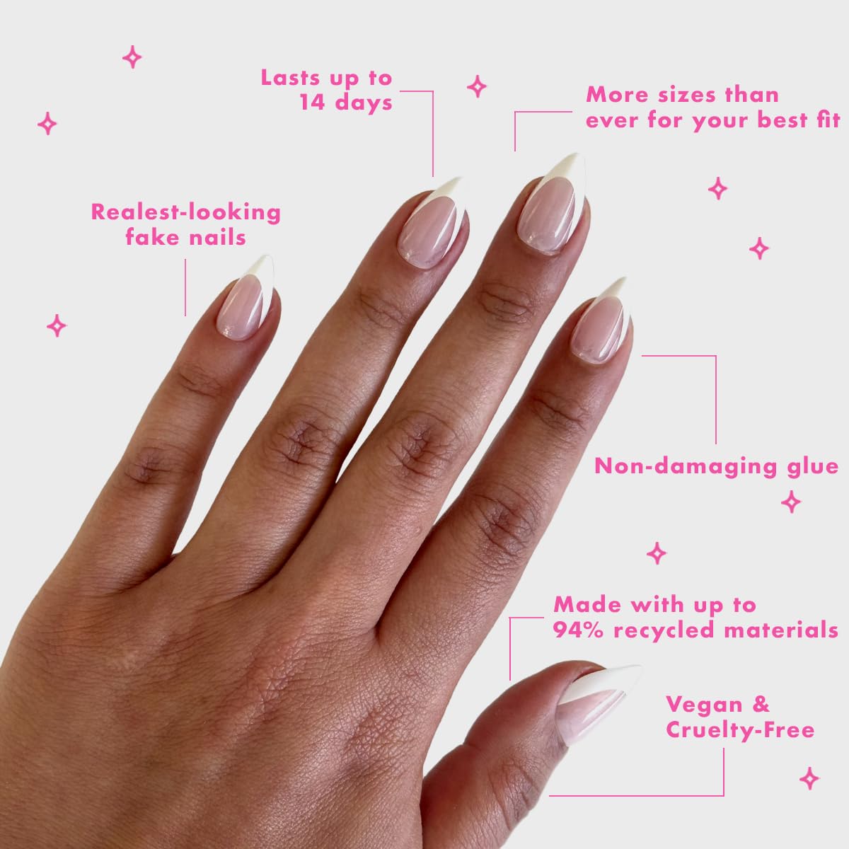 Olive & June Maximalist Instant Mani Press-On Nails (Glue) | 42 Fake Nails, 21 Sizes | Non-Toxic, Long-Lasting Big, Bold Gorgeous Realistic Look | Beauty & Personal Care Olive & June