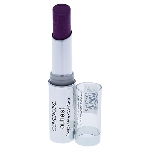 COVERGIRL Outlast Longwear Lipstick Vixen Violet 940, .12 oz