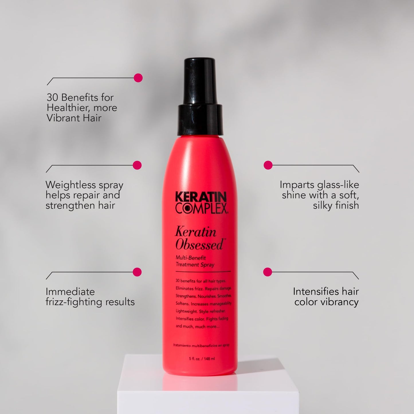 Keratin Complex - Blow Dry Essential Smooth Kit - Keratin Obsessed, 5 fl oz + KCSMOOTH Leave-In Lotion, 5 fl oz