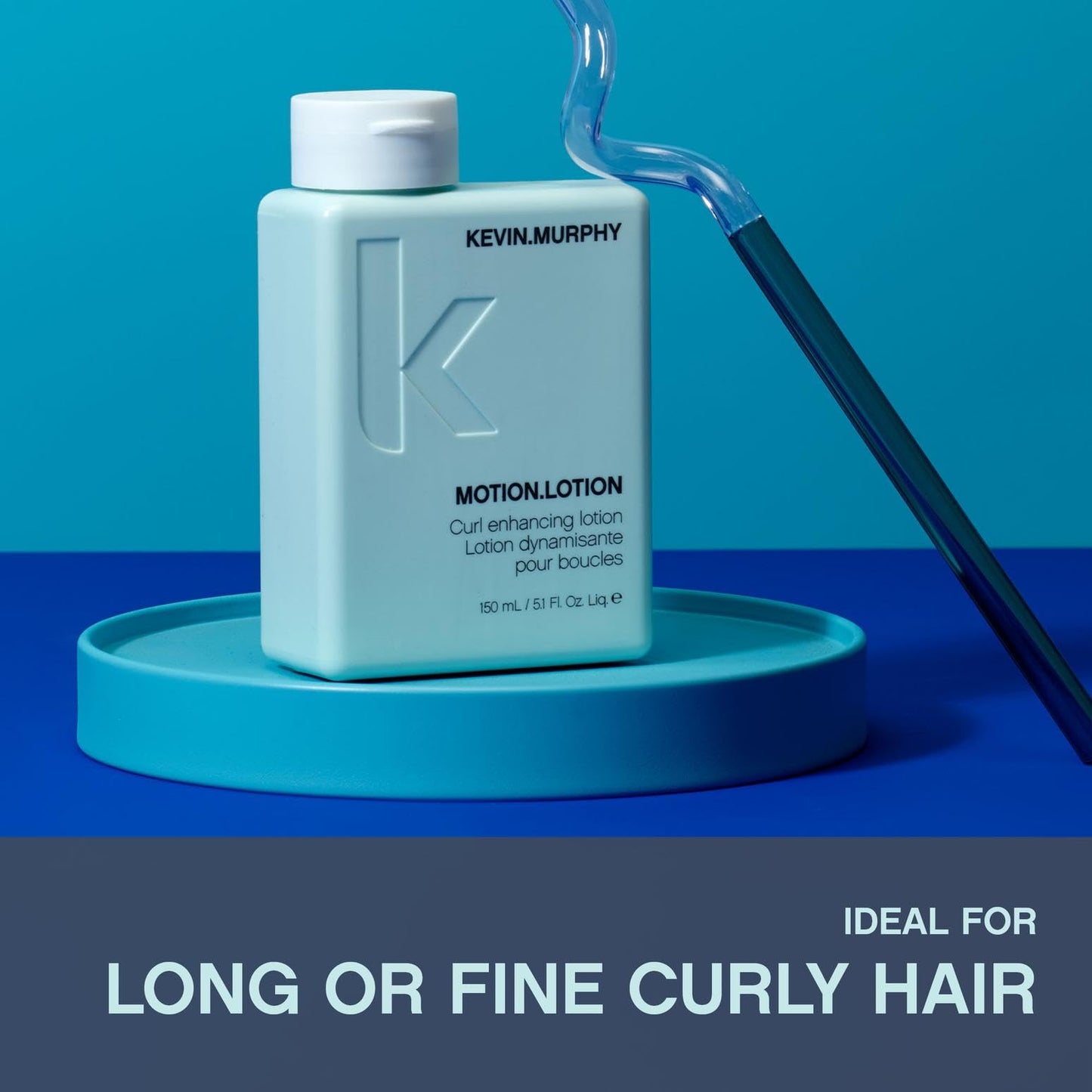 KEVIN.MURPHY MOTION.LOTION - Curl Enhancer Lotion - Hair Care for Long or Fine Hair - Curl Defining Lotion - Weightless with Anti-Frizz - 50 mL / 5.1
