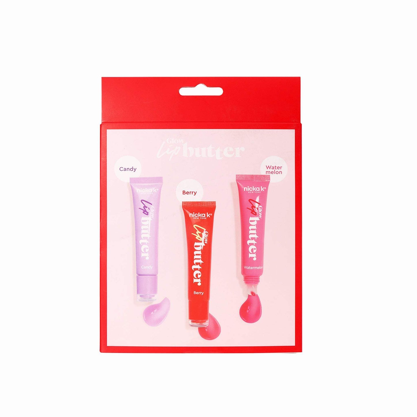 Nicka K New York Glow Lip Butter, Hydrate, Silky Shin, Soft Smooth and Radiant Lips (MLTB03 Fruity Picks)