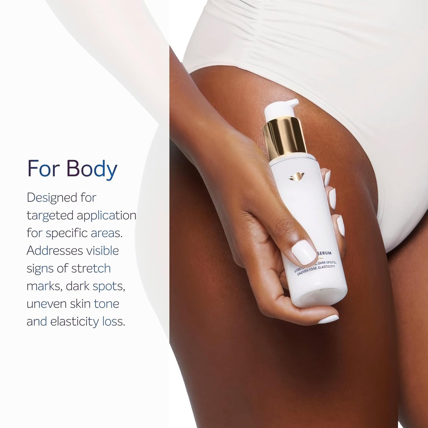 Dove Targeted Serum Multipurpose for Stretch Marks, Dark Spots, Uneven Skin Tone and Elasticity,with Tone Balance Complex, Niacinamide, Collagen