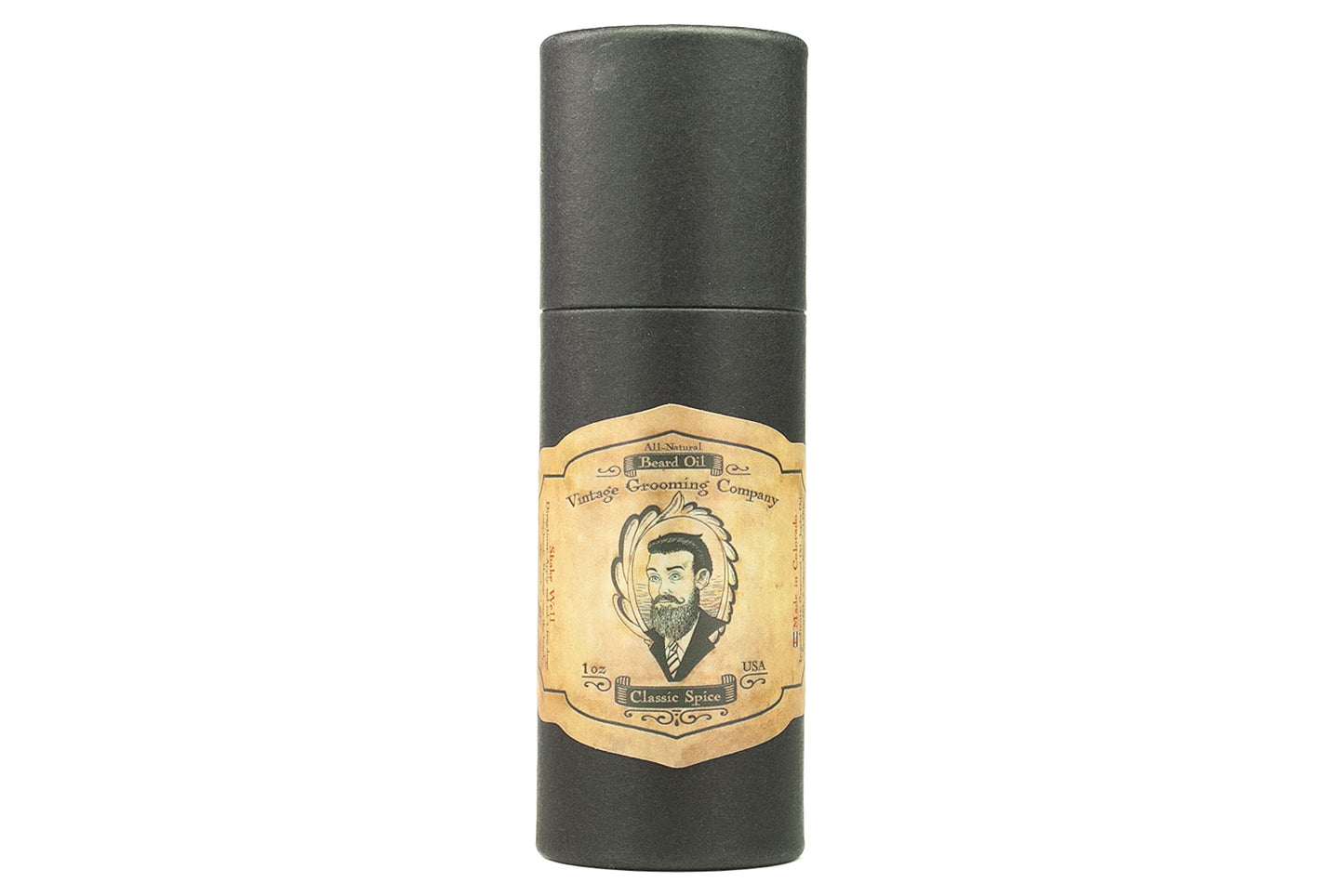 THE VINTAGE GROOMING CO. Classic Spice Beard Oil (1oz) All-Natural