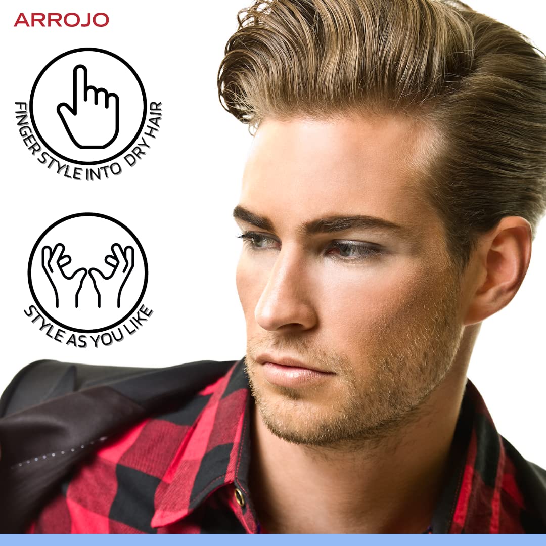 ARROJO Pomade - Hair Pomade for Men & Women to Create Definition & Calm Excessive Volume - Hair Shine Products Made w/Beeswax for Hair - Sulfate-Free