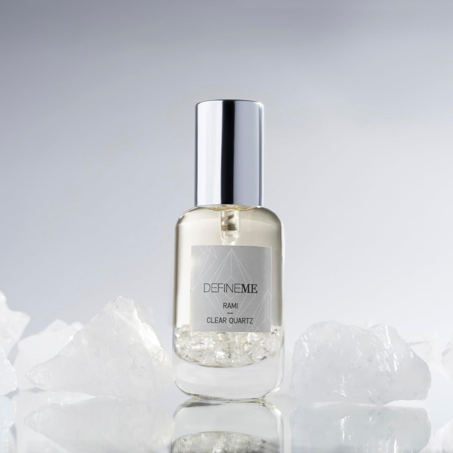 DefineMe Quartz Crystal Infused Natural Perfume Mist, Rami Scent, 0.95 FL OZ