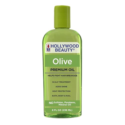 Hollywood Beauty Olive Oil ScalpTreatment, 8 oz (Pack of 4)