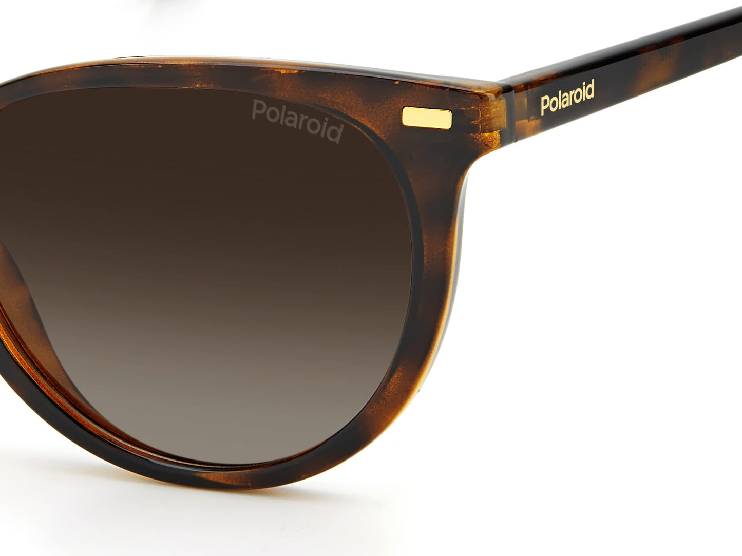 Polaroid Sunglasses Women's PLD 4107/S Cat Eye Sunglasses, Havana/Polarized Brown Gradient, 52mm, 18mm